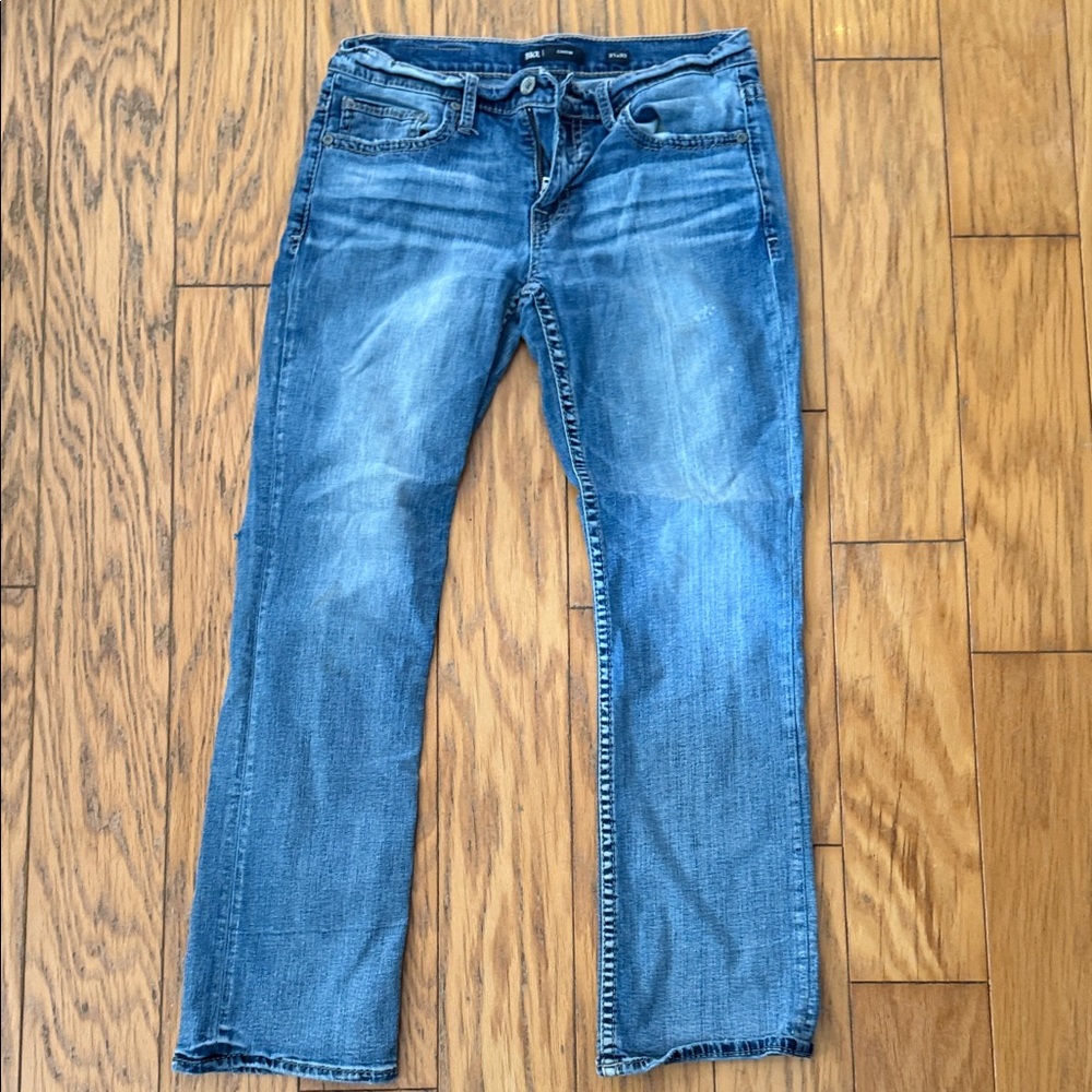 BKE Men's Bootcut Jeans in Blue